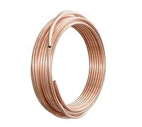 Bobina di tubi in rame, Bobina di tubo rame morbido da 300 cm, for modelli tubi condizionamento dell'aria, rosso(4x0.5mm)