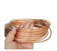 Bobina di tubo di rame morbido da 1-10 metri, diametro esterno 1,6/1,8/2/3/4/5/6/8/9/10/12 mm, tubo di rame, condizionatore d'aria fai da te.(10 Meter,12.7mm x 0.7mm)