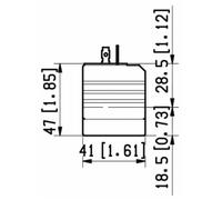 Bobina Distributori Elettrici Ama 24VDC 30 Litri Made in Italy