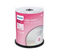 Philips 100 Dvd-r 4.7gb 16x Sp One Size