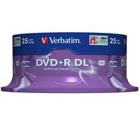 Bobina DVD VERBATIM DVD+R Double Layer 8x Matt Silver 25pk Spindle