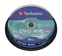 Bobina DVD VERBATIM DVD-RW Matt Silver 4x