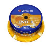BOBINA DVD VERBATIM DVDR, 16X, spindle