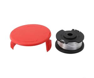 Bobina e filo per decespugliatore con coperchio, 4,9 m di filo di confine e bobina di plastica compatibile con ge- per utensili da giardino ct 18/28 Li e Li TC