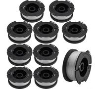 Bobina e filo per decespugliatori Black & Decker BESTA525 BESTA528 BESTA530 BESTE630 BD032 Linea di ricambio per bobine (10)