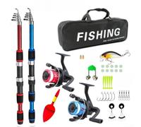 Bobina e Rod Set 2.1m PA Materiale Bobina e Rod Set 2.1m PA | 3 cuscinetti a sfera, rapporto di trasmissione 5,2:1, recupero rapido della lenza, pesca sul molo del lago