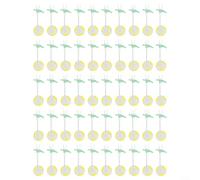 Bobina elettrica resistente al filo Space Bean Silicone Floating Seat 50pcs set per evitare lo scivolamento e l'impigliamento del cavo (piccolo)