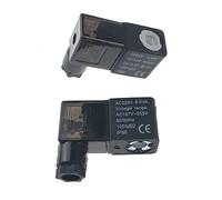 Bobina elettrovalvola AC220V 4v310-10 testa della valvola 4v210-08 rame puro 4v410 con lampada DC24V 1 Pz