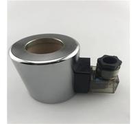 Bobina elettrovalvola idraulica interamente in rame Foro interno 23mm Altezza 51mm AC220V AC110V DC24V DC12V (Color : Silver iron shell, Size : AC220V)
