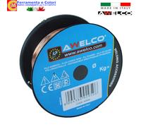 BOBINA Filo Animato Per Saldatrice ? 0,9 mm NO GAS 200g AWELCO Saldatura MIG/MAG