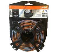 Bobina filo hi-tech a croce STIHL diametro 3.0 mm decespugliatore TRE COLORI - Lunghezza filo: 21 m