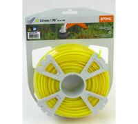 FILO NYLON STIHL QUADRO GIALLO 3,0 MM X 53 METRI PER DECESPUGLIATORI 00009302644