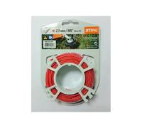 Bobina filo tondo silenziato colore rosso STIHL diametro 2.7 mm decespugliatore - Lunghezza filo: 9 m