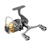 Bobina fissa in metallo, serie 1000-7000, design no-gap anti-gioco, mulinello per pesca in mare, barca, surf, colore grigio argento (F-7000)