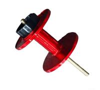 Bobina in lega di alluminio CNC, capacità di linea ottimale per Daiwa Tatula HD200 tipo HD Baitcasting, diametro 35,8 mm, parte di ricambio con capacità di linea 4,0-150 m (nero)