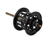 Bobina in lega di alluminio per DAIWA per mulinello TATULA 80, supporta YGK1 0 Line Threading e gamma di peso esca di 1 15 grammi con ciotola freno fisso (nero)