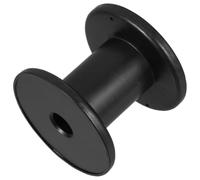 Bobina in Plastica per Cavi, 100mm, Avvolgimento Rapido Nero | Riduce gli Intrecci, Bordi Lisci, per Elettricisti e Hobbisti, Adatta a Fili Smaltati e Fibra Ottica