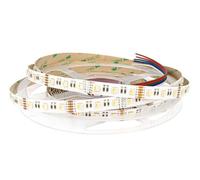 A2ZWORLD Bobina Striscia Led RGBW Caldo RGB+WW 12V 20W/M 300 Smd 5 Metri