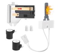 Bobina magnetica di accensione per valvola a gas, il kit di riparazione dell'essiccatore a gas contiene 338906 sensore fiamma asciugatrice 279311 accenditore piatto e 279834 valvola a gas bobine