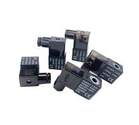 Bobina magnetica pneumatica per valvola, colore nero, DC12 V, DC24 V, AC110 V, AC220 V, per 4v210-08, 2v025, 1 pezzo (DC12 V)