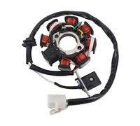 bobina magneto statore Magneto Statore Adatto Per GY6 49cc 50cc 80cc Bobina Di Accensione Moto 5 Fili AC 8 Poli Motore Di Accensione Del Motociclo