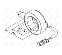 Bobina Nrf, Compressore Frizione Magnetica 38470