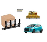 BOBINA NTY + 4 CANDELE NGK PER CHEVROLET AVEO Hatchback T300 1.2 63 KW 86 CV