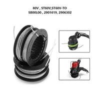 Bobina per decespugliatore Greenworks St60v, ricariche per montaggio a doppia linea