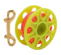Bobina per Dito della Plastica con Gancone A Doppia estremità Scarpe Immersioni Dita delle Dita Bobine Bobine della Guida La Cubas Cubas Accessori Cave
