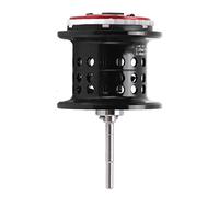 Bobina per filo da baitcasting, bobina da pesca modificata interamente in metallo con copertura per il filo a forma di goccia d’acqua, ruota con di freno centrifugo a 6 vel (Tazza per microoggetti