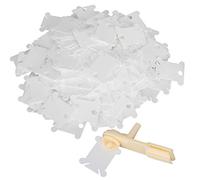 Bobina Per Filo Interdentale, 200 Pezzi Tavola Per Avvolgimento a Punto Croce Piastra Avvolgifilo in Plastica Accessori Per Cucire Fai da Te