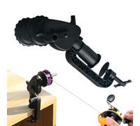 Bobina per Lenza da, Stazione di avvolgimento compatta, Robusta Bobina Regolabile per baitcasting, mulinelli da Mosca, garantisce Una distribuzione Libera e Uniforme della Lenza, 35 x 9,5 cm