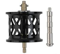 Bobina per mulinello da pesca compatibile con ABU B4P4B5P5 per STX, progettata per prestazioni e convenienza in tutte le condizioni di pesca (nero)