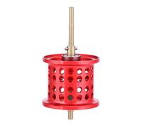 Bobina per mulinello da pesca, in alluminio, con cuscinetto rotondo, per mulinelli da casting PMAX3/BMAX3/SMAX3 (rosso)