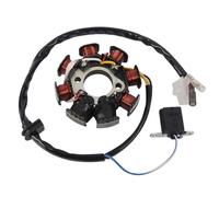 Bobina statore Magnete per Moto, ricambi, statore Magnete a Doppia accensione a 8 Poli e 4 Fili per ATV, Quad, Go-Kart per 139QMB 1P39QMB per GY6 50 60 80 CC