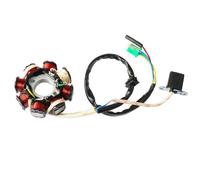 Bobina Statore Moto Per GY6 49cc 50cc 110cc 125cc 150cc 139QMB | Magneto Di Accensione Lo Statore Bobina Motociclo 8 Per Il Ciclomotore Lo 147QMD 152QMI 157QMJ