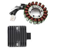 Bobina statore motore e raddrizzatore regolatore di tensione compatibile con KLE 650 650 LT Supplemento ABS 2015 2016 Con guarnizione(D)