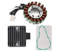 Bobina statore motore e raddrizzatore regolatore di tensione con guarnizione compatibile con 650 EX650 EX650 6F 400R EX400 ABS 2012 2013 2014 2015 2016 2017(A)