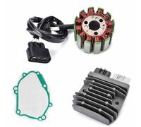 Bobina Statore + Regolatore Raddrizzatore + Guarnizione Coperchio Per Yamaha YZF R1 R1S / FZ1 FZ8 FZ1-N FZ1-S FZ8-N FZ8-S Naked Fazer ABS