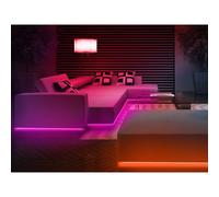 Bobina Striscia 100M Striscia Led 220V RGB IP65 Passo 12mm 12W/M Tagliabile 100c