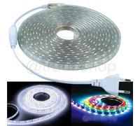 BOBINA STRISCIA STRIP LED 5050 FLESSIBILE PROFILO SILICONE 5M 10M LUCE ESTERNO