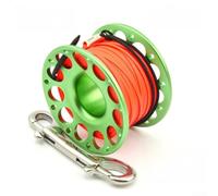 Bobina subacquea per immersioni subacquee SMB, strumento di distribuzione T6061, doppio gancio in alluminio, anti-giunto, per relitto di caverne, attrezzatura tecnica subacquea compatibile con Nitrox