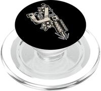 Bobina tatuaggio macchina Blackwork Flash Vintage PopSockets PopGrip per MagSafe