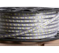 BOBINA UNICA 50m LED STRIP STRISCIA DA ESTERNO 220V BIANCO FREDDO