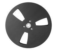 Bobina Vuota da 1/4 7 Pollici, Bobina di Riavvolgimento Parte della Macchina di Apertura a Basso Rumore Lega di Alluminio Universale per Lettore di Nastri a Bobina (BLACK)