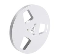 Bobina vuota in lega di alluminio da 5 pollici per nastro da 1/4 di pollice, silver