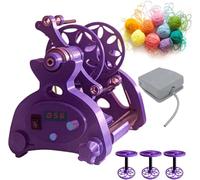 Bobinatrice automatica del filato con l'esposizione ed il commutatore a pedale per la tessitura del filato e l'elaborazione di Roving