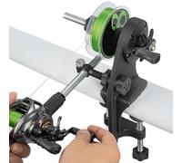 Bobine da pesca, spooler portatile, strumento per la pesca compatta, design a forma di stella, ruote e mulinelli per pesci d'acqua dolce e salata