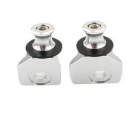 Bobine del Cursore Per Honda CB 650R CBR CB650R CBR650R 2018-2024 Moto CNC Alluminio Forcellone Spool Slider Accessori 8MM Forcellone Appoggi(Silver)