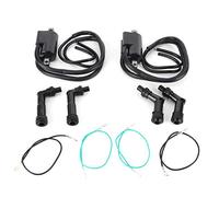 Bobine di accensione, adatte per CB350F CB400F CB500 CB550 Bobina di accensione + set di cappucci per candele 30510-333-013